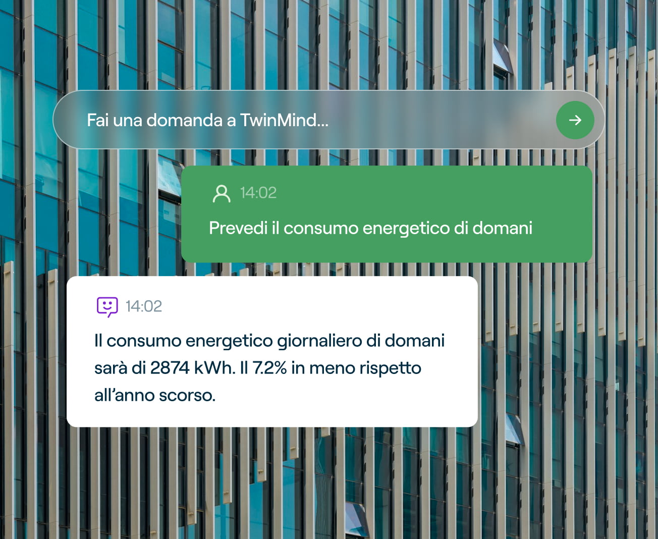 Fai una domanda a TwinMind